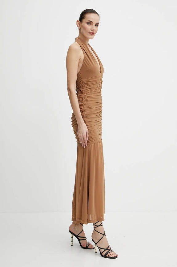 Φόρεμα Bardot 59872DB καφέ SS25
