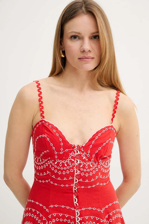 Φόρεμα Charo Ruiz Ibiza Catta κόκκινο 254612