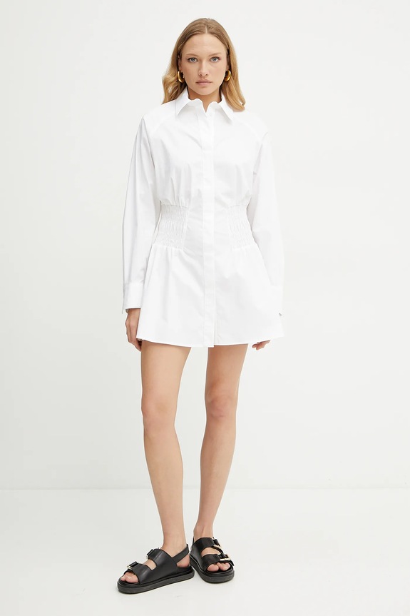 Obleka Ivy Oak MARYNA IO117658 bela SS25