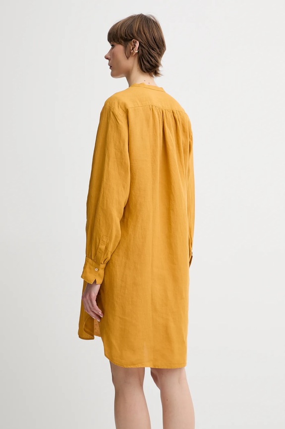 Ρούχα Λινό φόρεμα Marc O'Polo M04113521171 κίτρινο