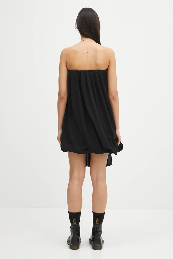 Odjeća Vunena haljina JW Anderson Draped Bustier DR0464.PG1797.999 crna