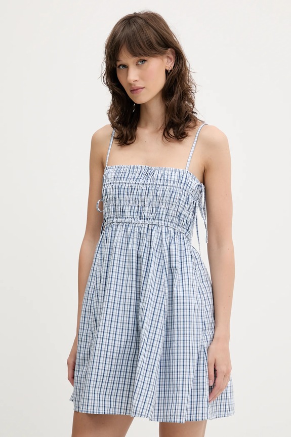 Φόρεμα Abercrombie & Fitch εμπριμέ μπλε KI159.5820.246