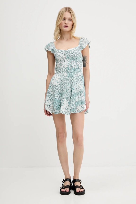 Šaty Hollister Co. KI359.5163.108 zelená SS25