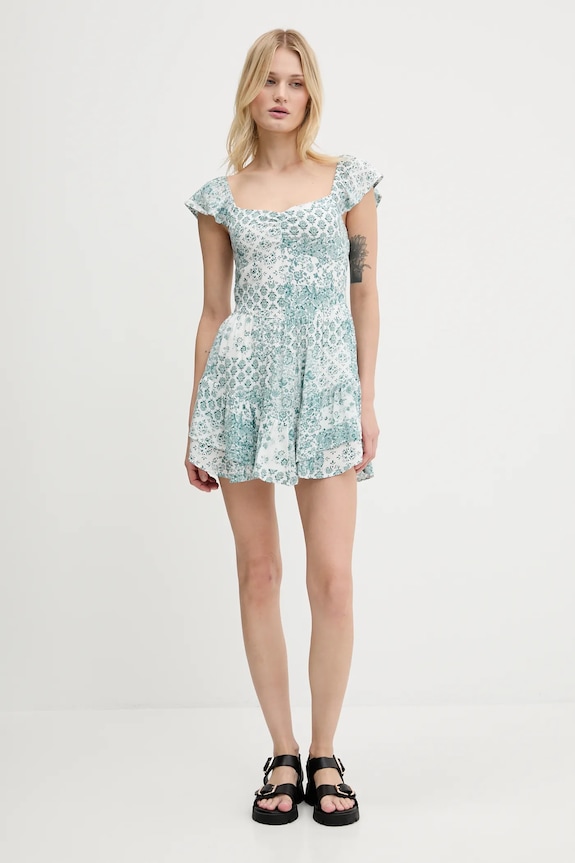 Šaty Hollister Co. KI359.5163.108 zelená SS25