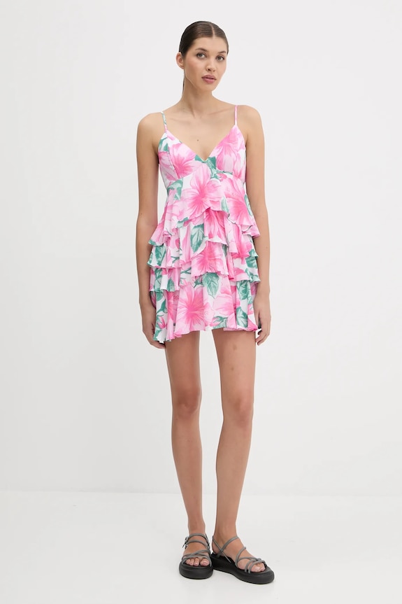 Φόρεμα Hollister Co. KI359.5239.109 ροζ SS25