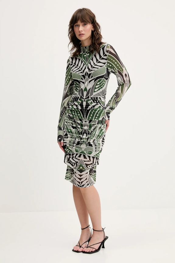 Farm Rio rochie 329135 verde SS25