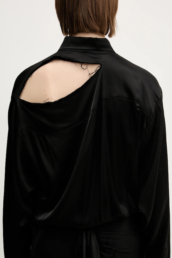 Ottolinger vestito Deconstructed Satin Cut-Out 111.501911.02