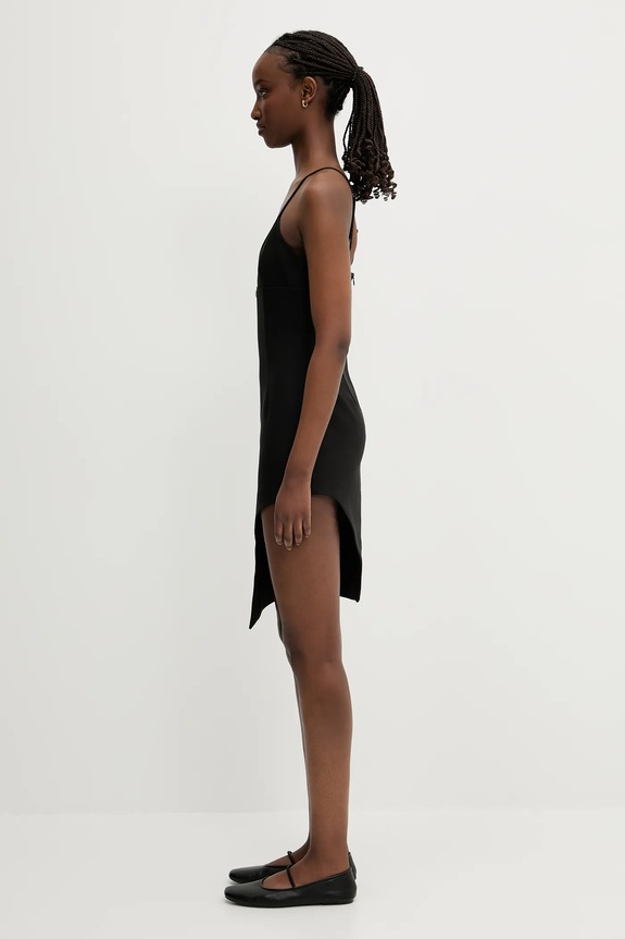 Платье Coperni Tailored Asymmetric COPR187F3004 чёрный SS25