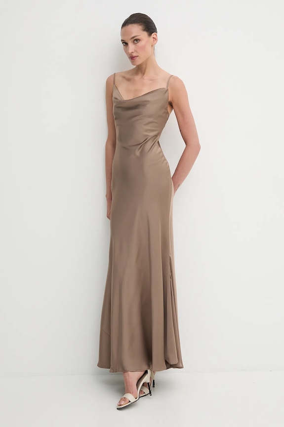 Šaty Bardot 59709DB3 hnedá AW25