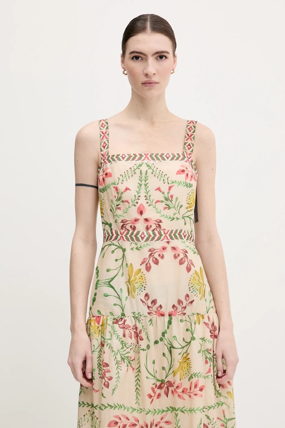 Odjeća Pamučna haljina Pedro del Hierro 3819844 bež