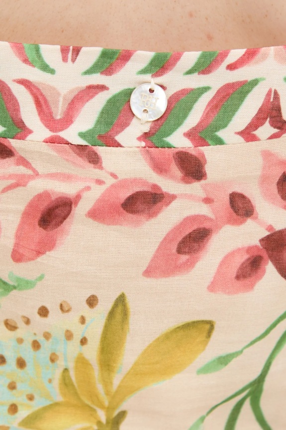 Pamučna haljina Pedro del Hierro 3819844 bež