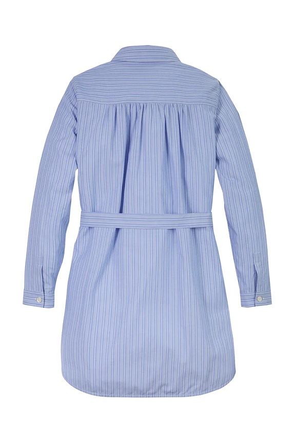 Момиче Детска памучна рокля Tommy Hilfiger KG0KG08335.PPYA син