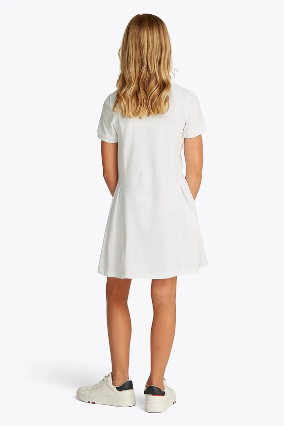 Tommy Hilfiger sukienka dziecięca biały KG0KG08342.104.122.PPYA