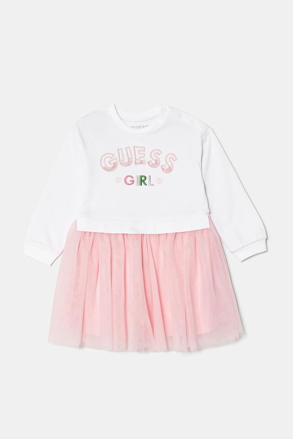 Guess sukienka niemowlęca A5RK17.K82T0.PPYA biały SS25
