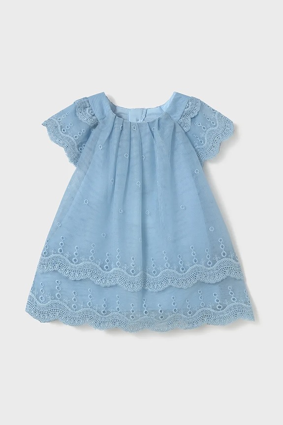 Παιδικό φόρεμα Mayoral στρογγυλό μπλε 1910.4C.Baby.PPYA