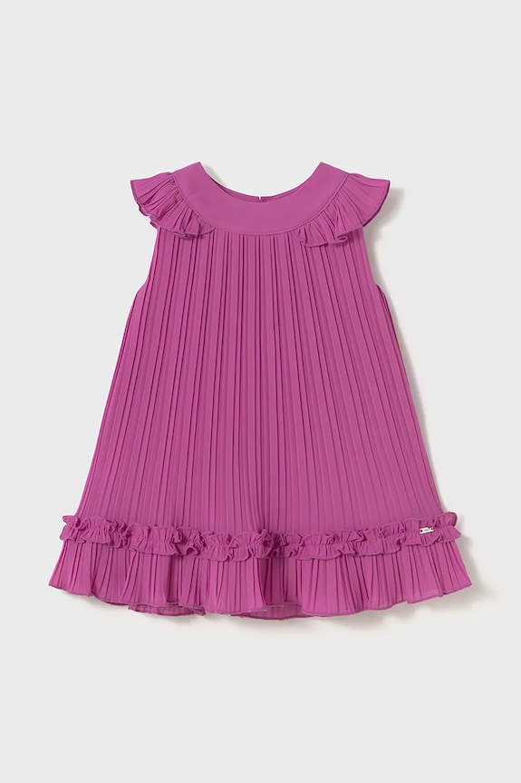 Παιδικό φόρεμα Mayoral στρογγυλό ροζ 1915.4C.Baby.PPYA