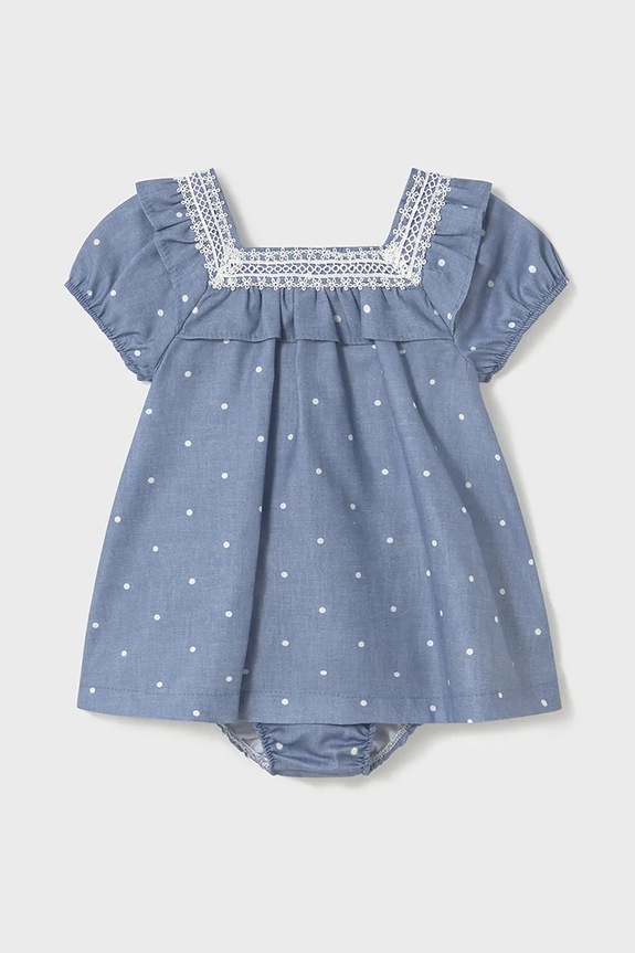 Φόρεμα μωρού Mayoral στρογγυλό μπλε 1919.4G.Baby.PPYA