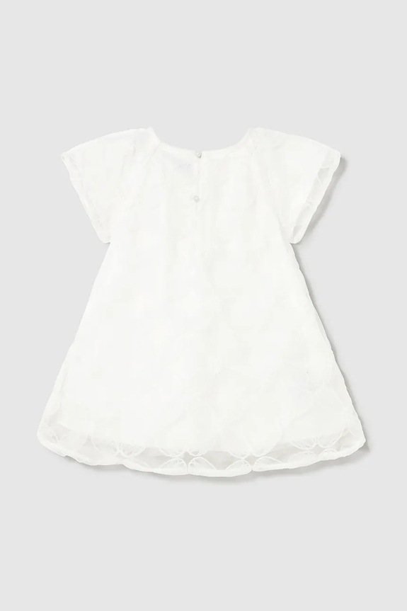 Παιδικό φόρεμα Mayoral 1982.4A.Baby.PPYA λευκό SS25