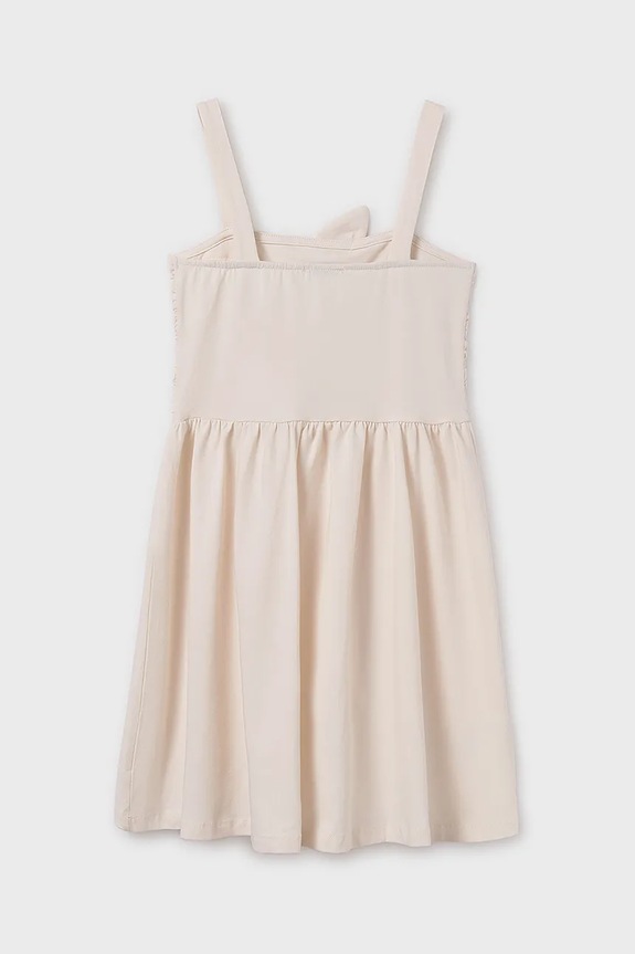 Παιδικό φόρεμα Mayoral 6984.8G.Junior.PPYA μπεζ SS25
