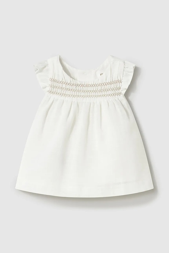 Φόρεμα μωρού Mayoral Newborn στρογγυλό μπεζ 1846.2B.Newborn.PPYH