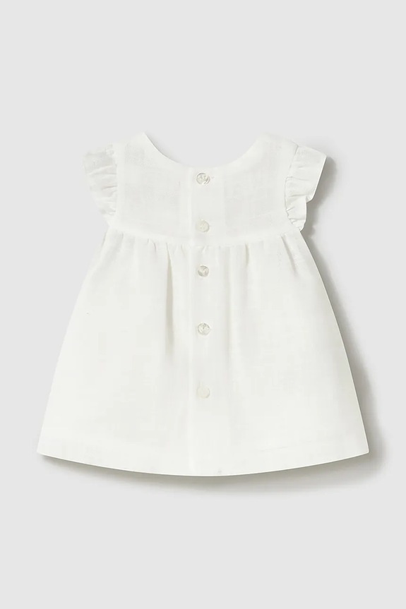 Φόρεμα μωρού Mayoral Newborn 1846.2B.Newborn.PPYH μπεζ SS25