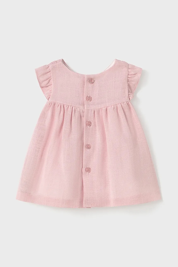 Mayoral Newborn vestito neonato 1846.2B.Newborn.PPYH rosa SS25
