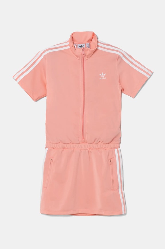 Dívčí šaty adidas Originals JD3534 oranžová SS25