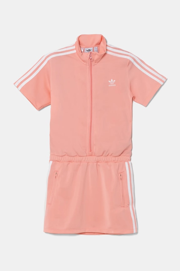 Dívčí šaty adidas Originals JD3534 oranžová SS25