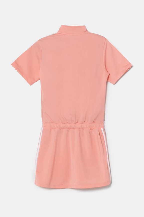 DÍVKA Dívčí šaty adidas Originals JD3534 oranžová