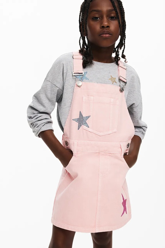 Otroška jeans obleka Desigual 25SGVD01