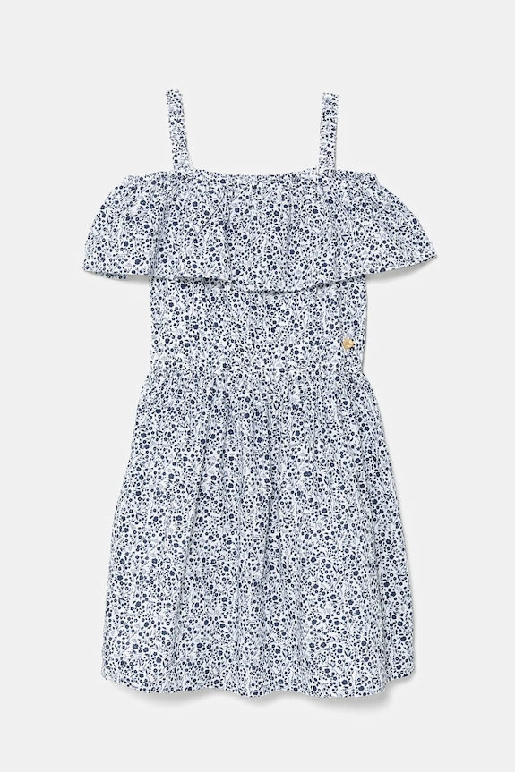 Otroška bombažna obleka Guess Mini modra J5GK24.WH710.PPYA