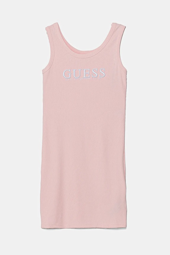 Dievčenské šaty Guess s elastanom ružová J5GK39.K8RT2.PPYA