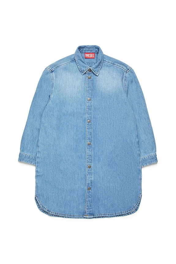 Diesel sukienka jeansowa dziecięca DEBBLI DRESS tkanina niebieski J02163