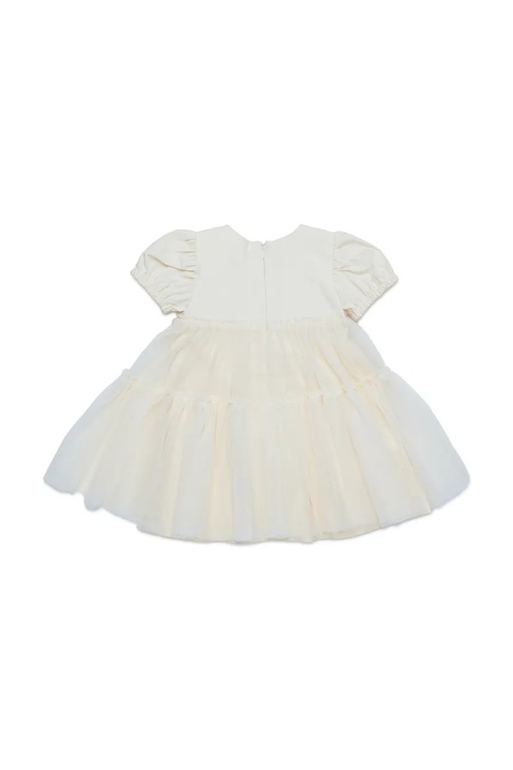 Dětské bavlněné šaty Marni MD294B DRESS M01439 béžová SS25