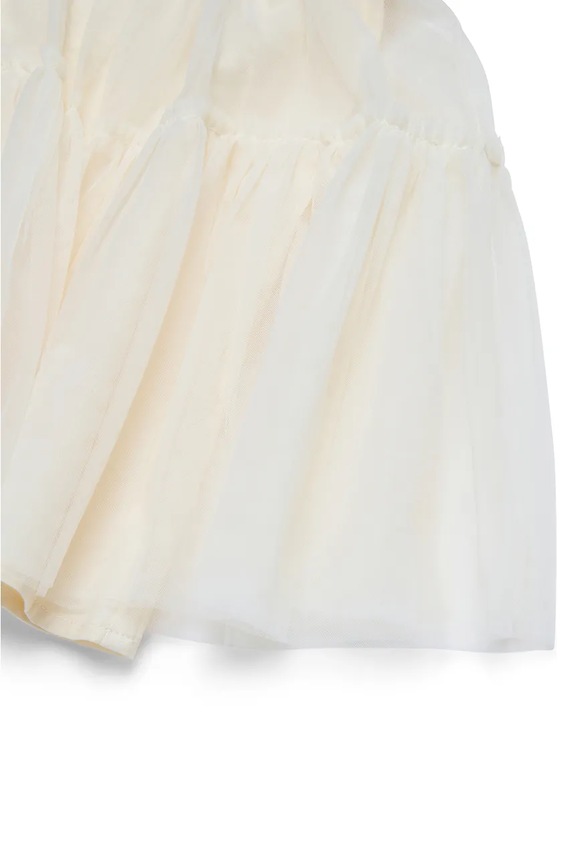 DÍVKA Dětské bavlněné šaty Marni MD294B DRESS M01439 béžová