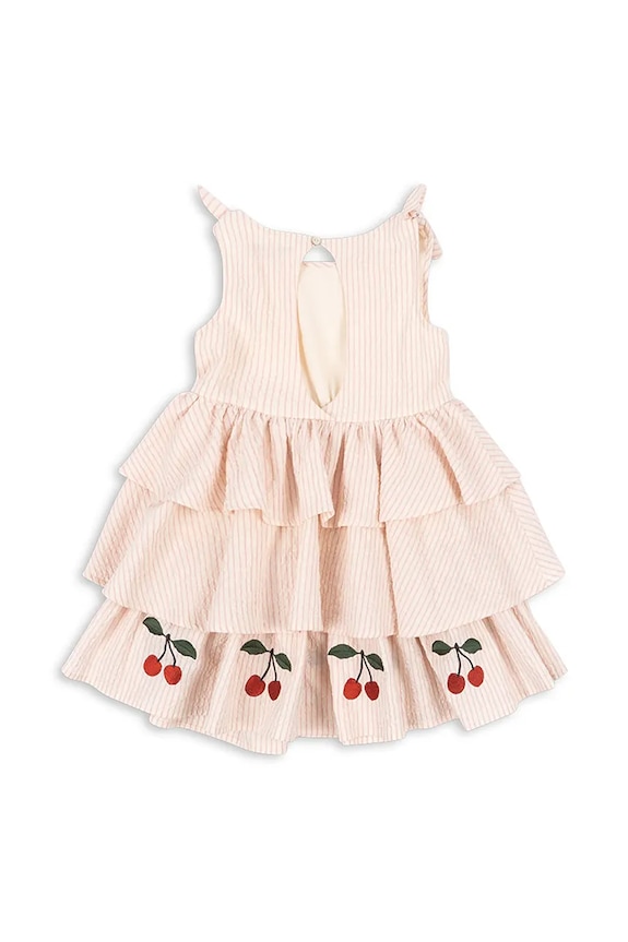 Fete Konges Sløjd rochie ELLIE DRESS GOTS KS103056 bej