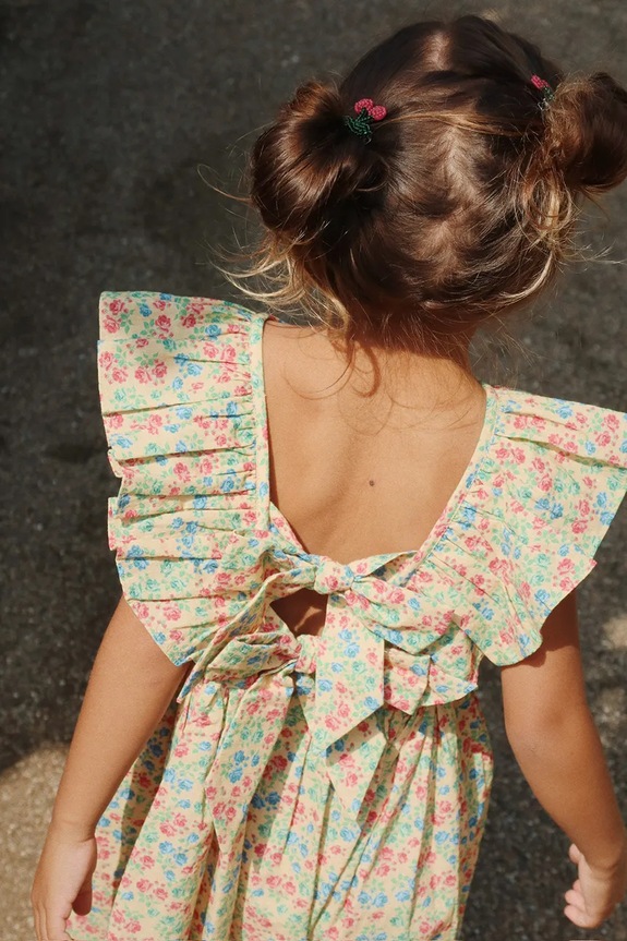Konges Sløjd sukienka CIANNA DRESS GOTS wzorzyste multicolor KS103200