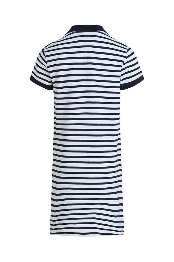 Tommy Hilfiger sukienka bawełniana dziecięca KG0KG08700.128.176.PPYA granatowy SS25