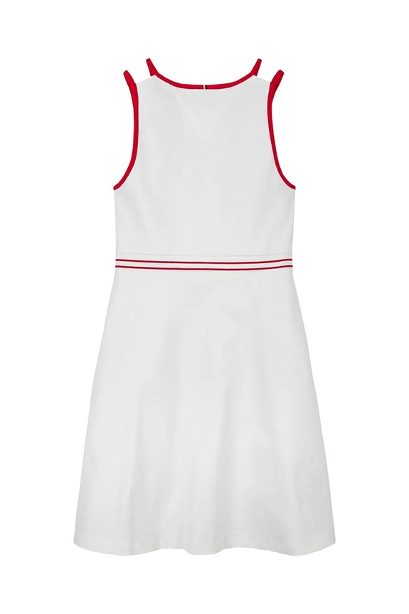 Dziewczynka Tommy Hilfiger sukienka dziecięca KG0KG08483.PPYA biały