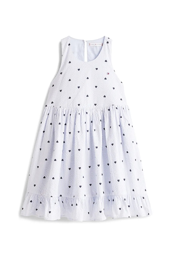 Dievčenské šaty Tommy Hilfiger KG0KG08570.98.122.PPYA modrá SS25