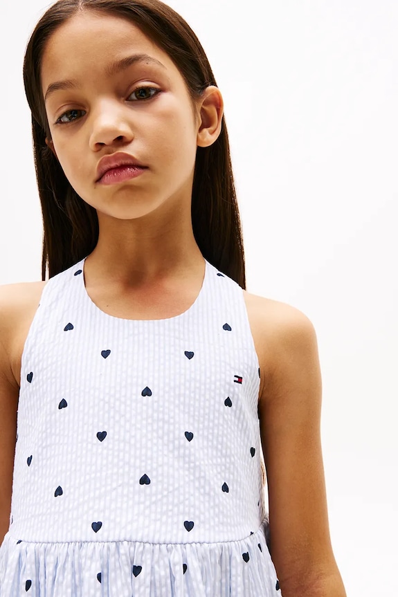 Dievča Dievčenské šaty Tommy Hilfiger KG0KG08570.98.122.PPYA modrá