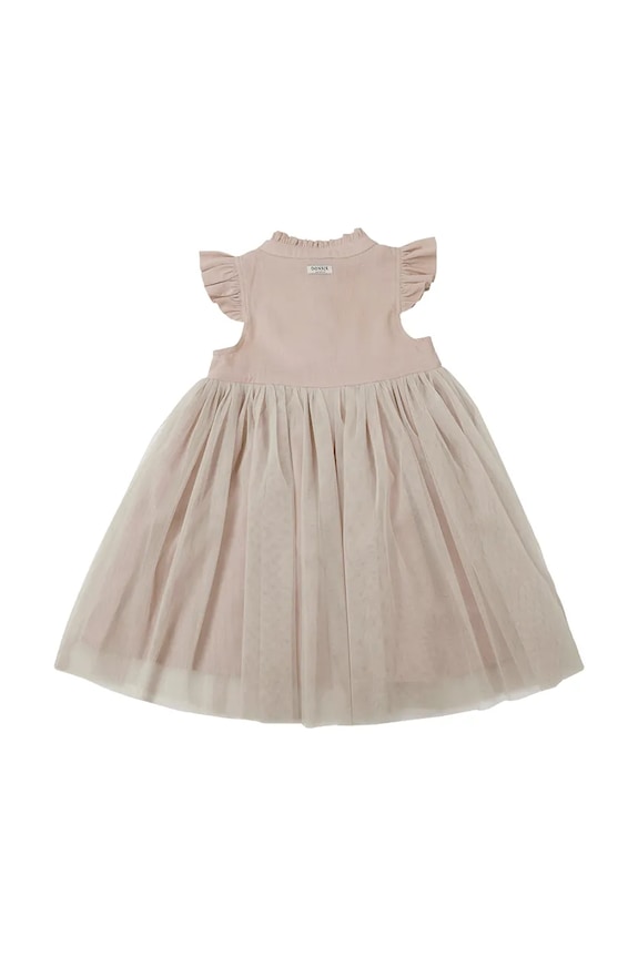 Djevojčice Dječja haljina Donsje Fleurance Dress 4062900 bež