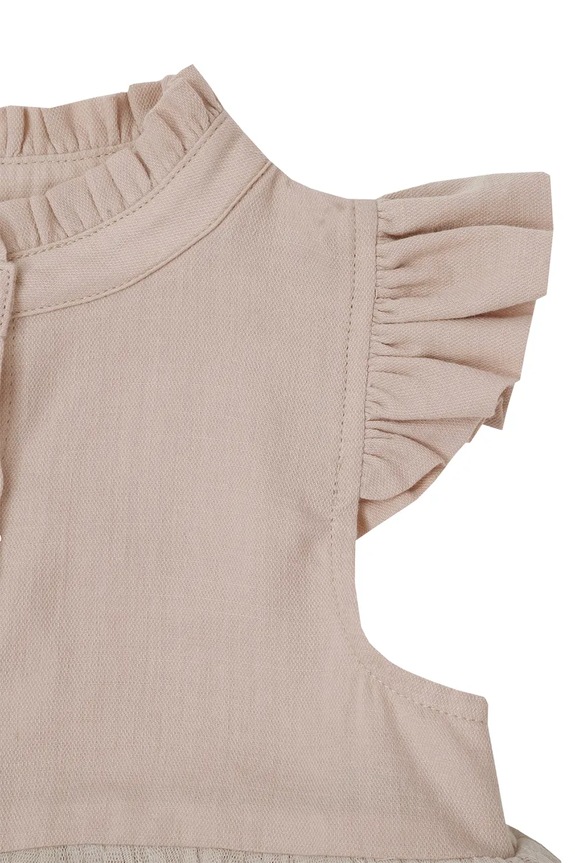 Dječja haljina Donsje Fleurance Dress 4062900 bež