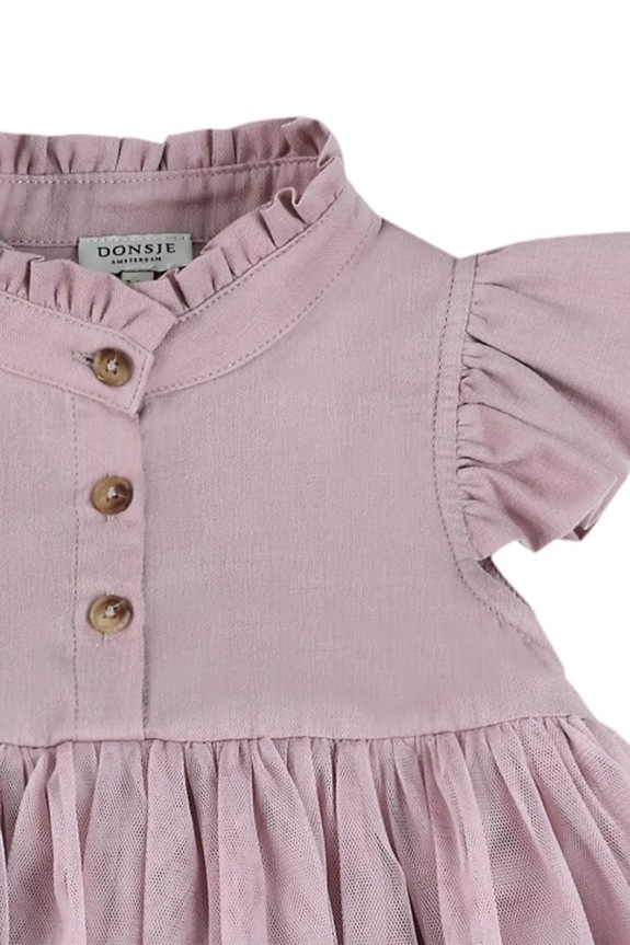 Dječja haljina Donsje Fleurance Dress ljubičasta 4062900