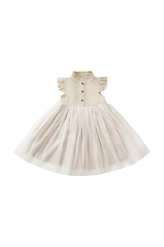 Donsje gyerek ruha Fleurance Dress 4062900 bézs SS26