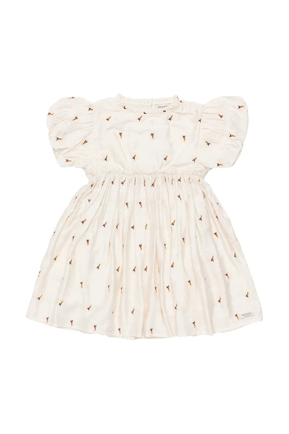 Παιδικό φόρεμα Donsje Clarize Dress Bees 4095002.98.128 λευκό SS25
