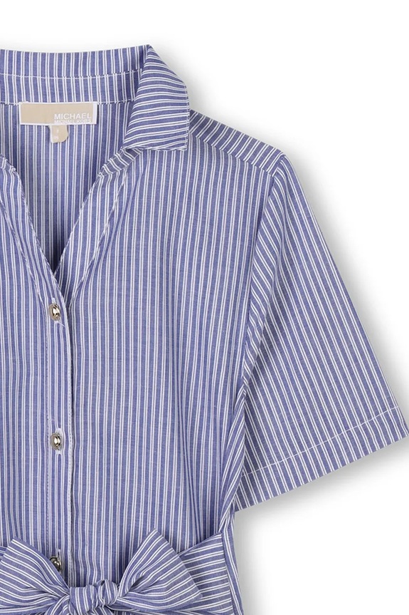 Dječja pamučna haljina Michael Kors plava R30301.114.150