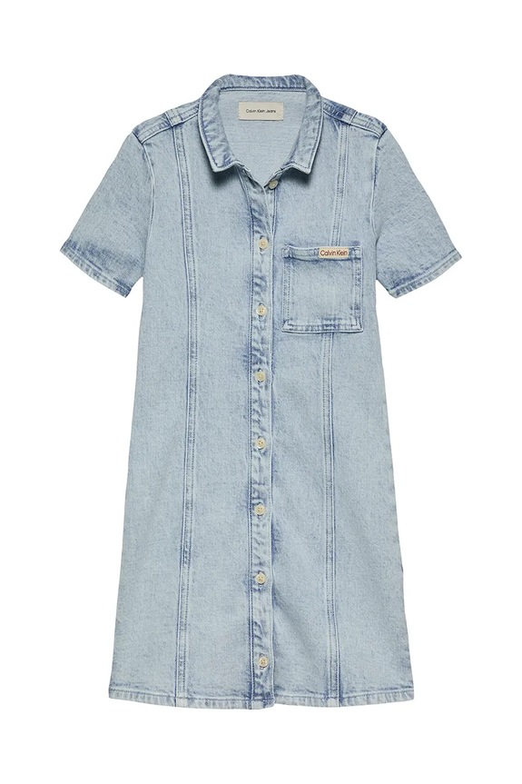 Calvin Klein Jeans vestito jeans bambino/a mini blu IG0IG02902.128.176.PPYA