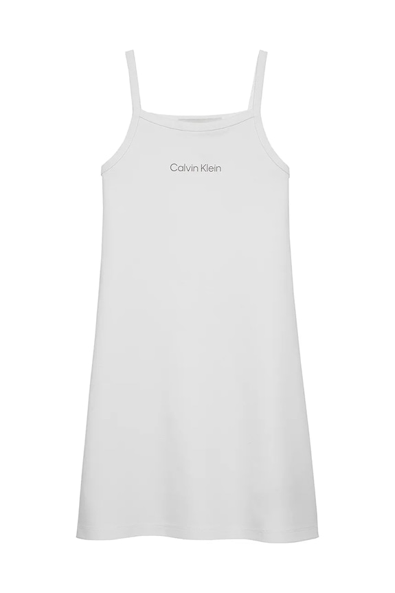 Dievčenské šaty Calvin Klein Jeans IG0IG02909.128.176.PPYA biela SS25