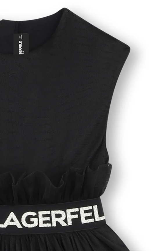 Karl Lagerfeld sukienka dziecięca czarny Z30467.86.108